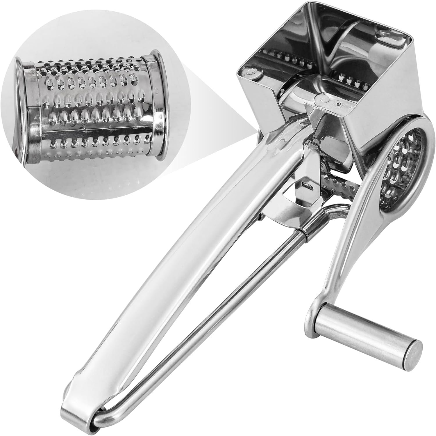 Stainless Steel Hand Held Rotating Grater Review