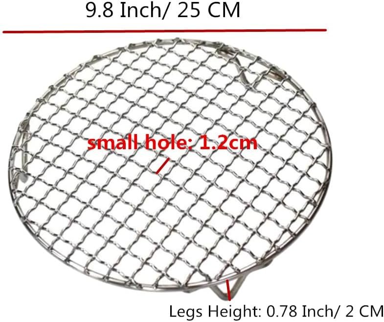 Stainless Steel Round Wire Baking Cooling Rack with Legs for Airfryer Oven, Nonstick Cooling Roasting Rack Net Grill Barbecue Rack for Cooling Cookie Bread Cake (250mm/9.8) Stainless Steel Round Wire Baking Cooling Rack with Legs for Airfryer Oven, Nonstick Cooling Roasting Rack Net Grill Barbecue Rack for Cooling Cookie Bread Cake (250mm/9.8)