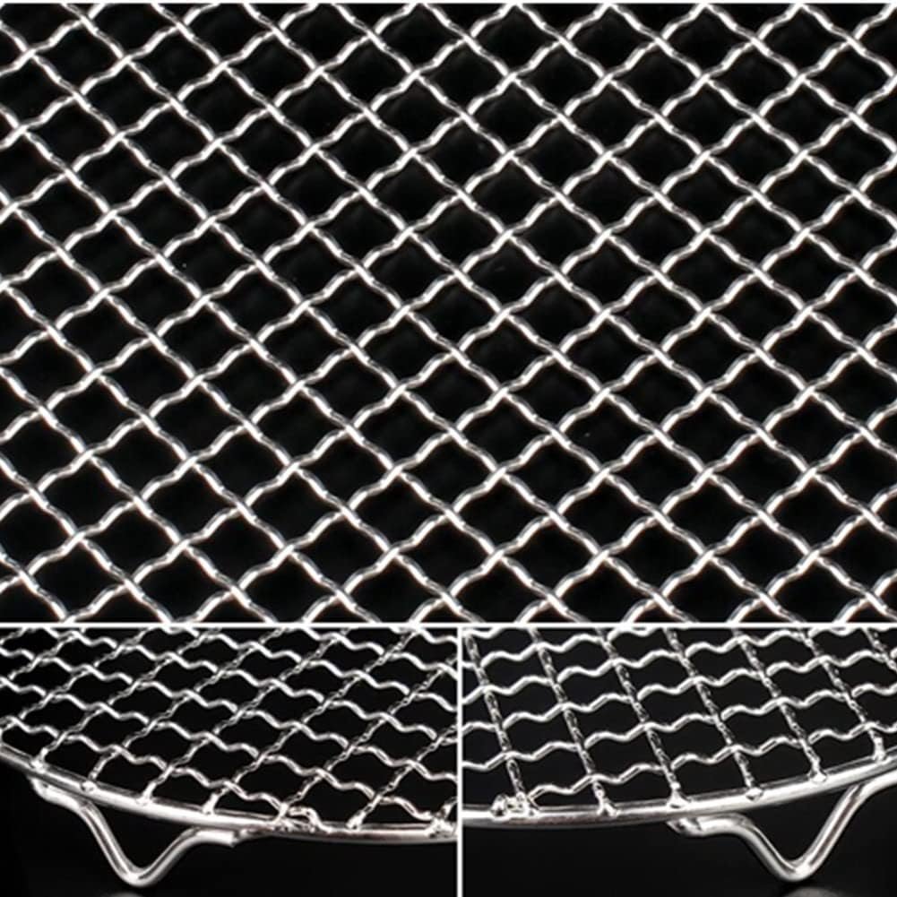 Stainless Steel Round Wire Baking Cooling Rack with Legs for Airfryer Oven, Nonstick Cooling Roasting Rack Net Grill Barbecue Rack for Cooling Cookie Bread Cake (250mm/9.8) Stainless Steel Round Wire Baking Cooling Rack with Legs for Airfryer Oven, Nonstick Cooling Roasting Rack Net Grill Barbecue Rack for Cooling Cookie Bread Cake (250mm/9.8)