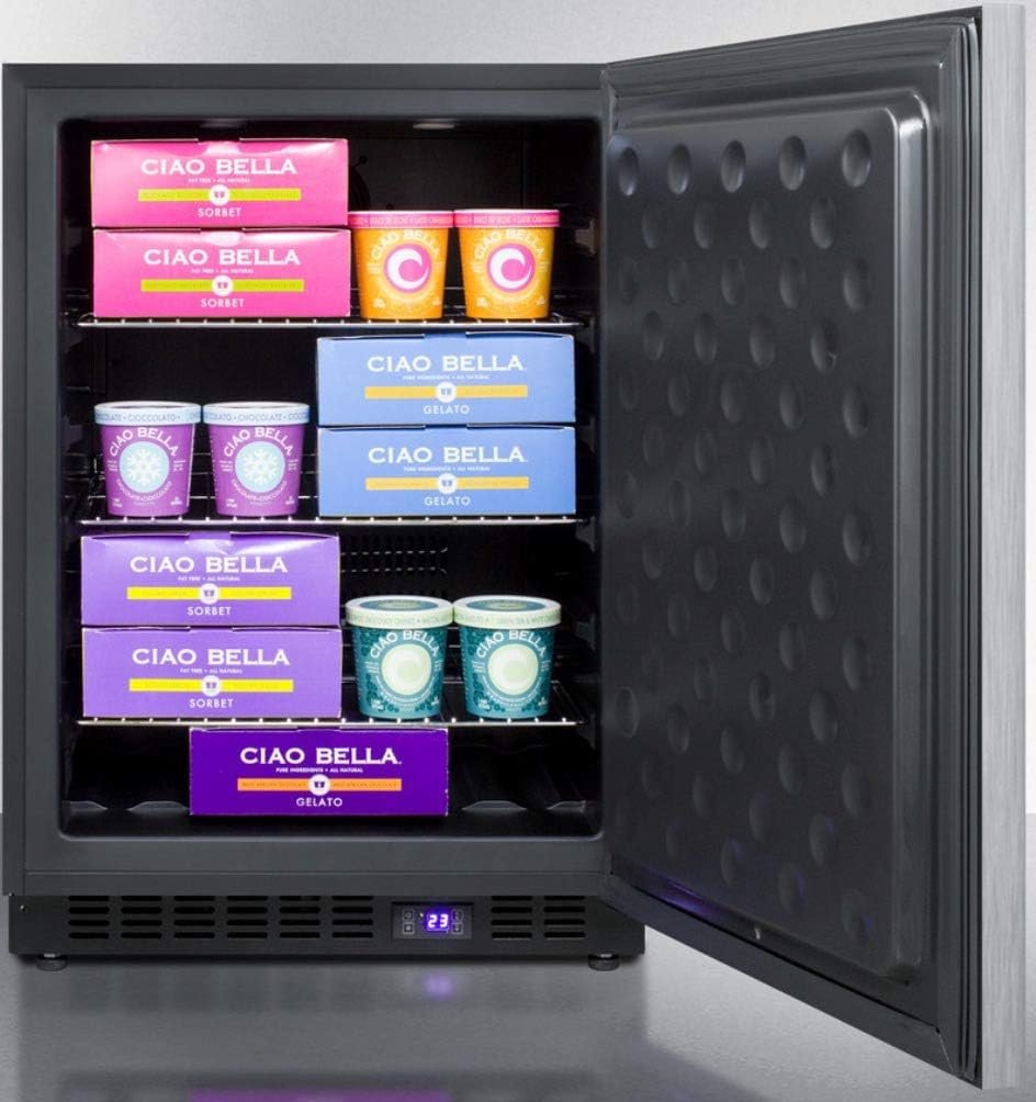 Summit SPFF51OSCSSHH Outdoor Undercounter Freezer, Stainless Steel Summit SPFF51OSCSSHH Outdoor Undercounter Freezer, Stainless Steel