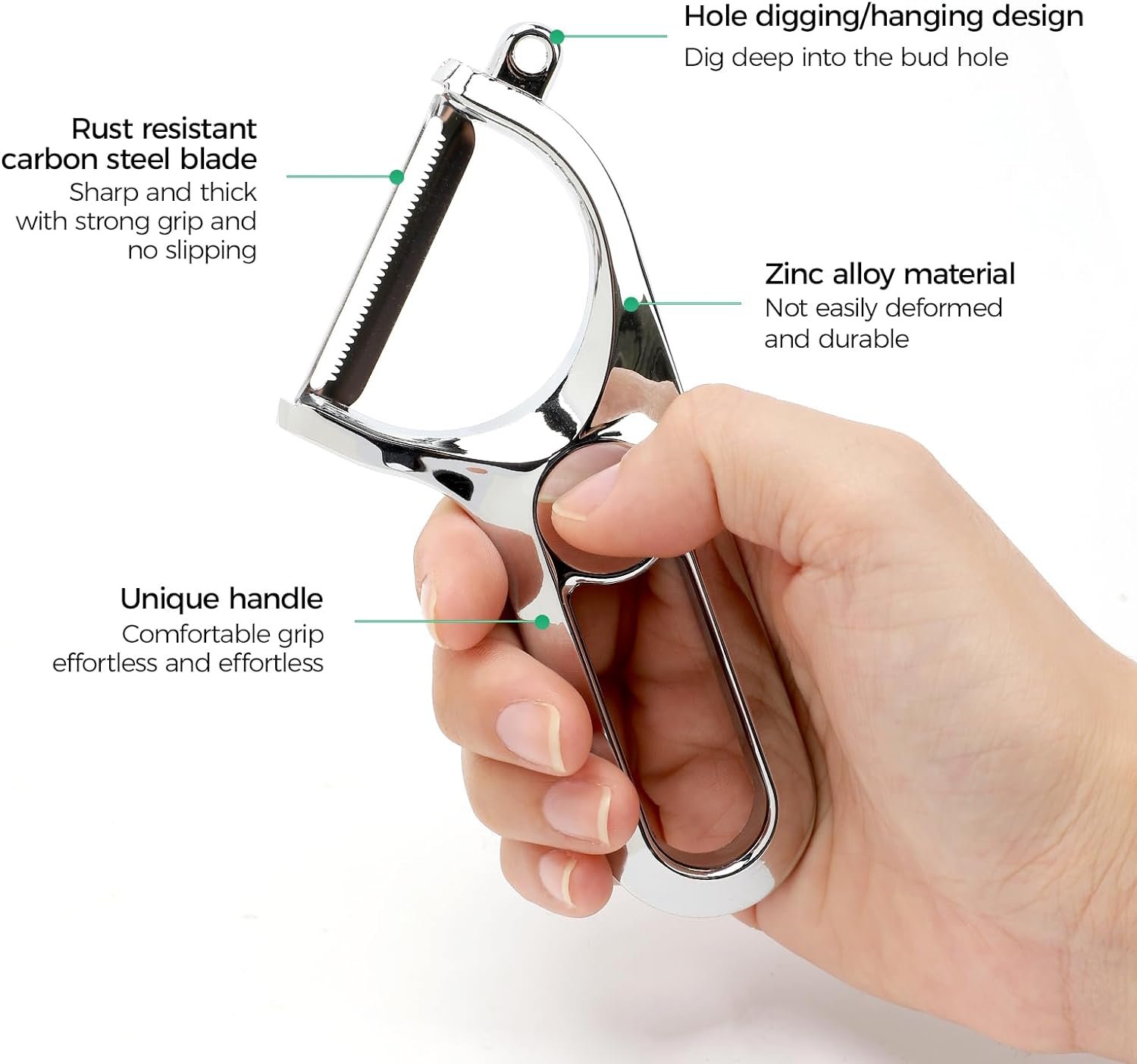 Super Sharp Stainless Steel Peeler, Kitchen Vegetable Peeler, Carrot and Potato Peeler, Fruit Peeler, Carbon Steel Thickened Blade, Good Durability Super Sharp Stainless Steel Peeler, Kitchen Vegetable Peeler, Carrot and Potato Peeler, Fruit Peeler, Carbon Steel Thickened Blade, Good Durability