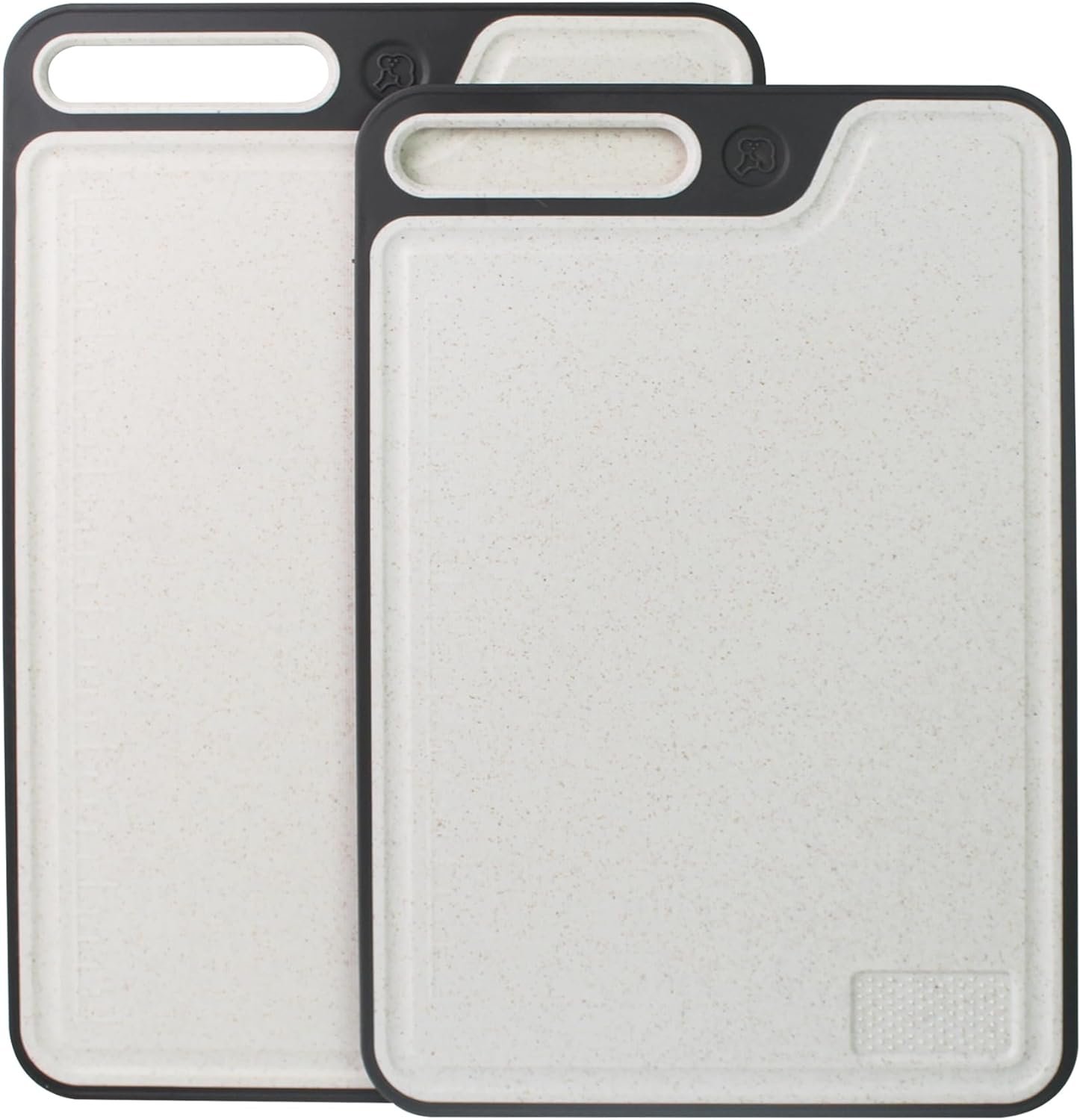 Tagliere Kitchen Cutting Board Set, BPA-Free Kitchen Plastic Cutting Board 2-Piece Set with Easy-Grip Handles and Non-Slip Bottom for Cutting Fruits, Vegetables, Fish and Meat (Marble Green) Tagliere Kitchen Cutting Board Set, BPA-Free Kitchen Plastic Cutting Board 2-Piece Set with Easy-Grip Handles and Non-Slip Bottom for Cutting Fruits, Vegetables, Fish and Meat (Marble Green)