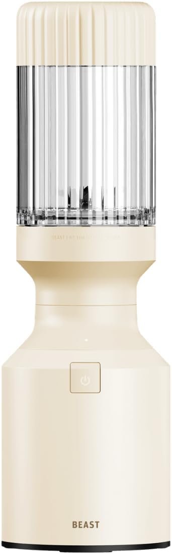 The Beast Mini Blender | Mini Countertop Kitchen Blender | Blend Smoothies and Shakes, Dressings, Sauces, Dips | Straw Cap and Straws Included | 600W (Sand) The Beast Mini Blender | Mini Countertop Kitchen Blender | Blend Smoothies and Shakes, Dressings, Sauces, Dips | Straw Cap and Straws Included | 600W (Sand)
