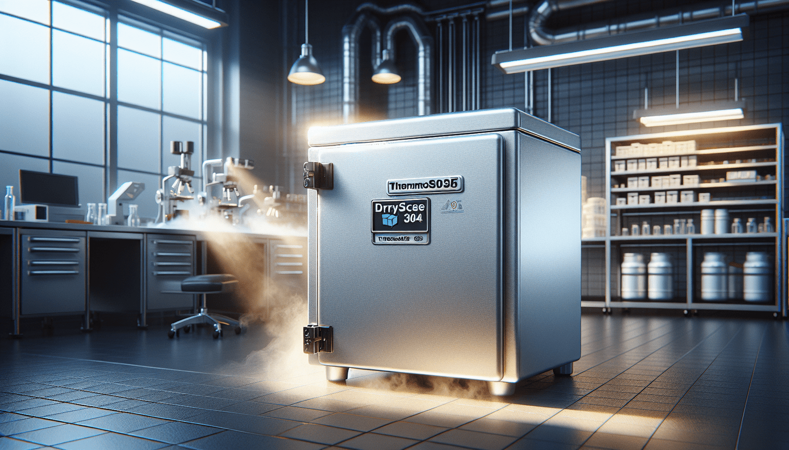 thermosafe-304-dry-ice-storage-chest-tabletop-polyethylene-50-lb-capacity - Cooking Appliance World