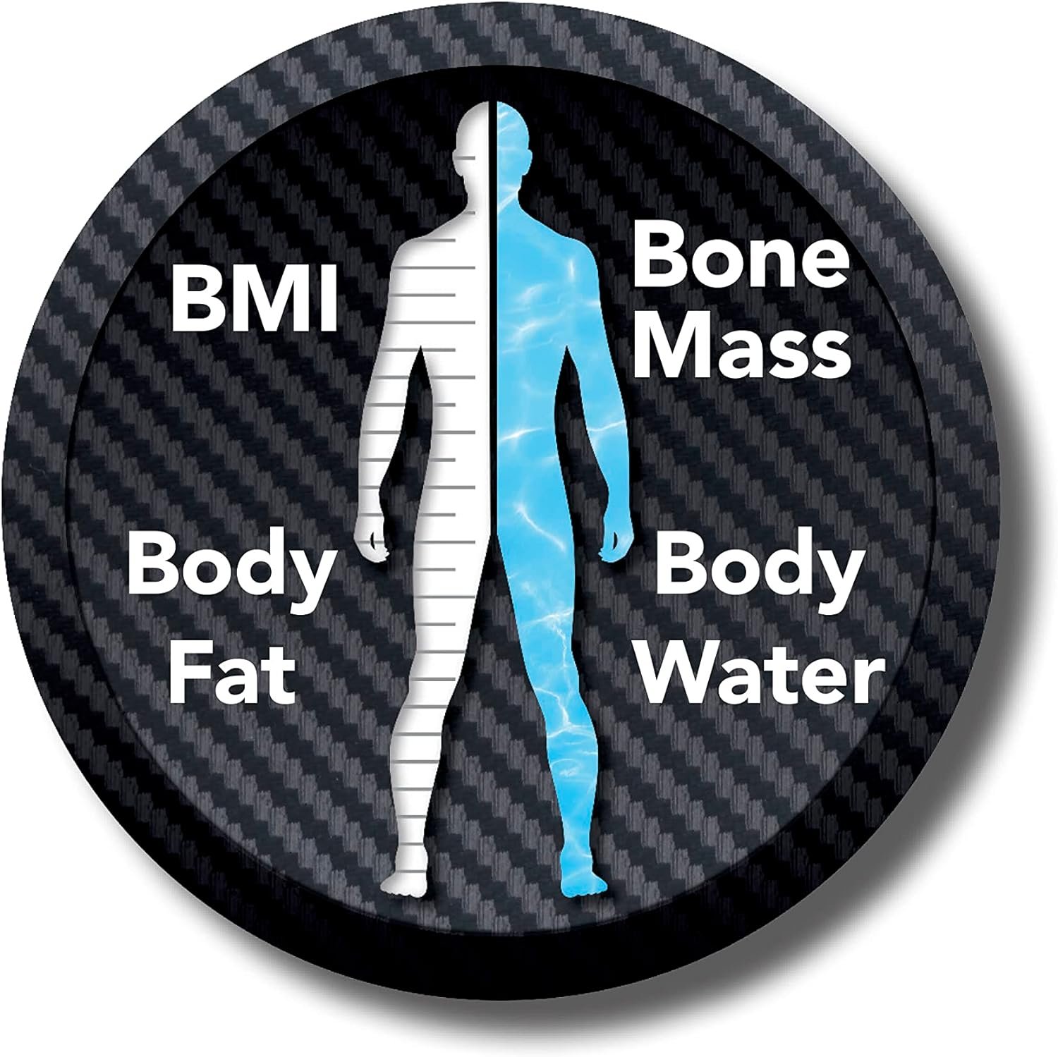 Thinner by Conair Scale for Body Weight, Digital Bathroom Scale with Body Fat, Muscle and BMI in Black Thinner by Conair Scale for Body Weight, Digital Bathroom Scale with Body Fat, Muscle and BMI in Black