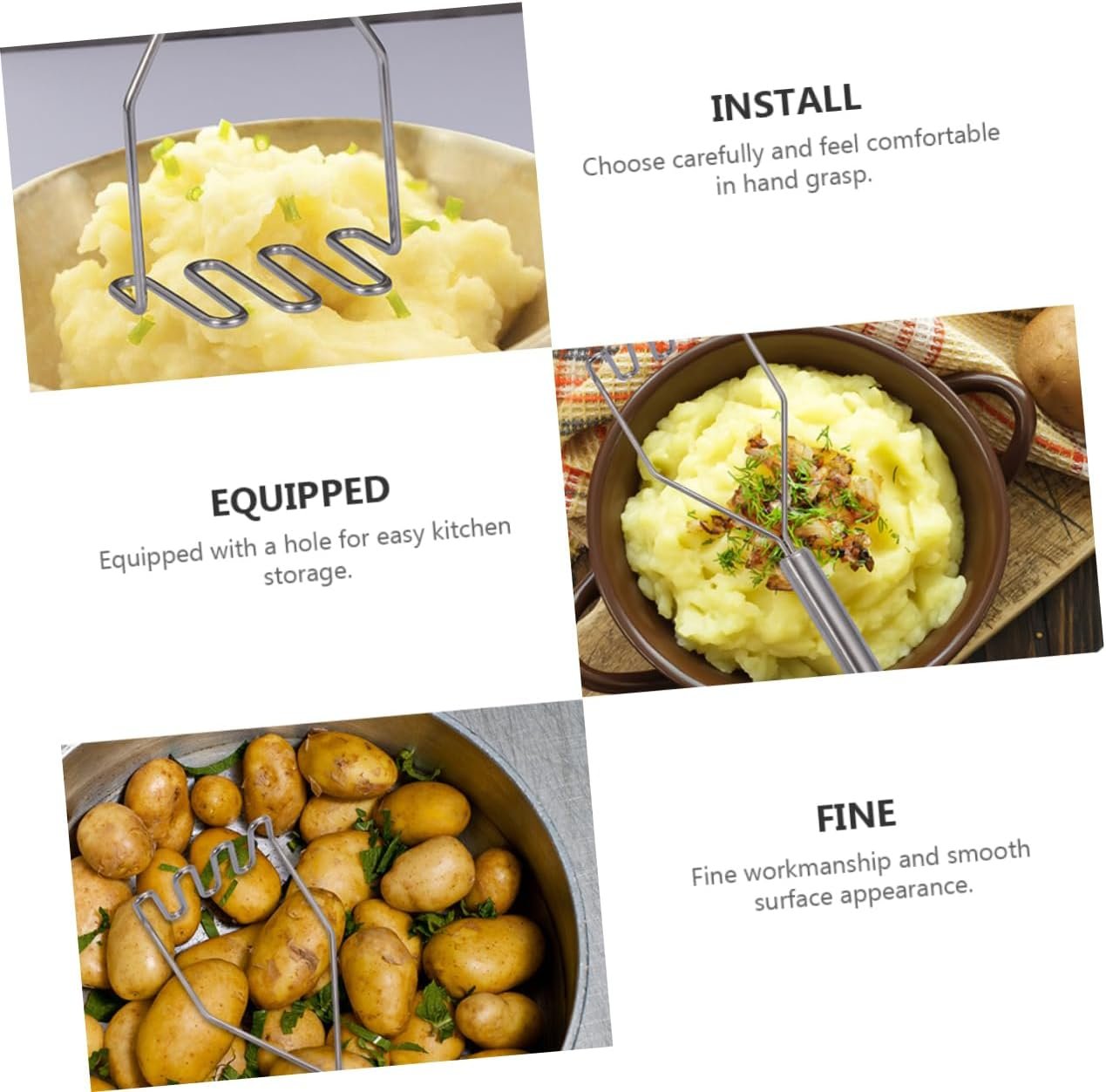 TIDTALEO 2pcs Mud Press Veggie Peeler Potato Presser Kitchen Vegetable Peeler Potato Masher Multifunction Vegtable Peeler Fruit Peeler Household Grinder Stainless Steel TIDTALEO 2pcs Mud Press Veggie Peeler Potato Presser Kitchen Vegetable Peeler Potato Masher Multifunction Vegtable Peeler Fruit Peeler Household Grinder Stainless Steel