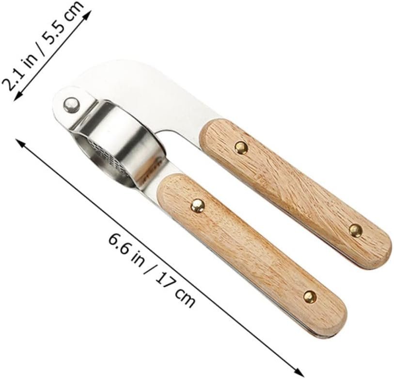 TIDTALEO Stainless Steel Garlic Press Garlic Accessory Multi Vegetable Chopper Kitchen Garlic Maker Multitools Mincer Vegetable Peeler Stainless Steel Garlic Masher Grinder Ginger