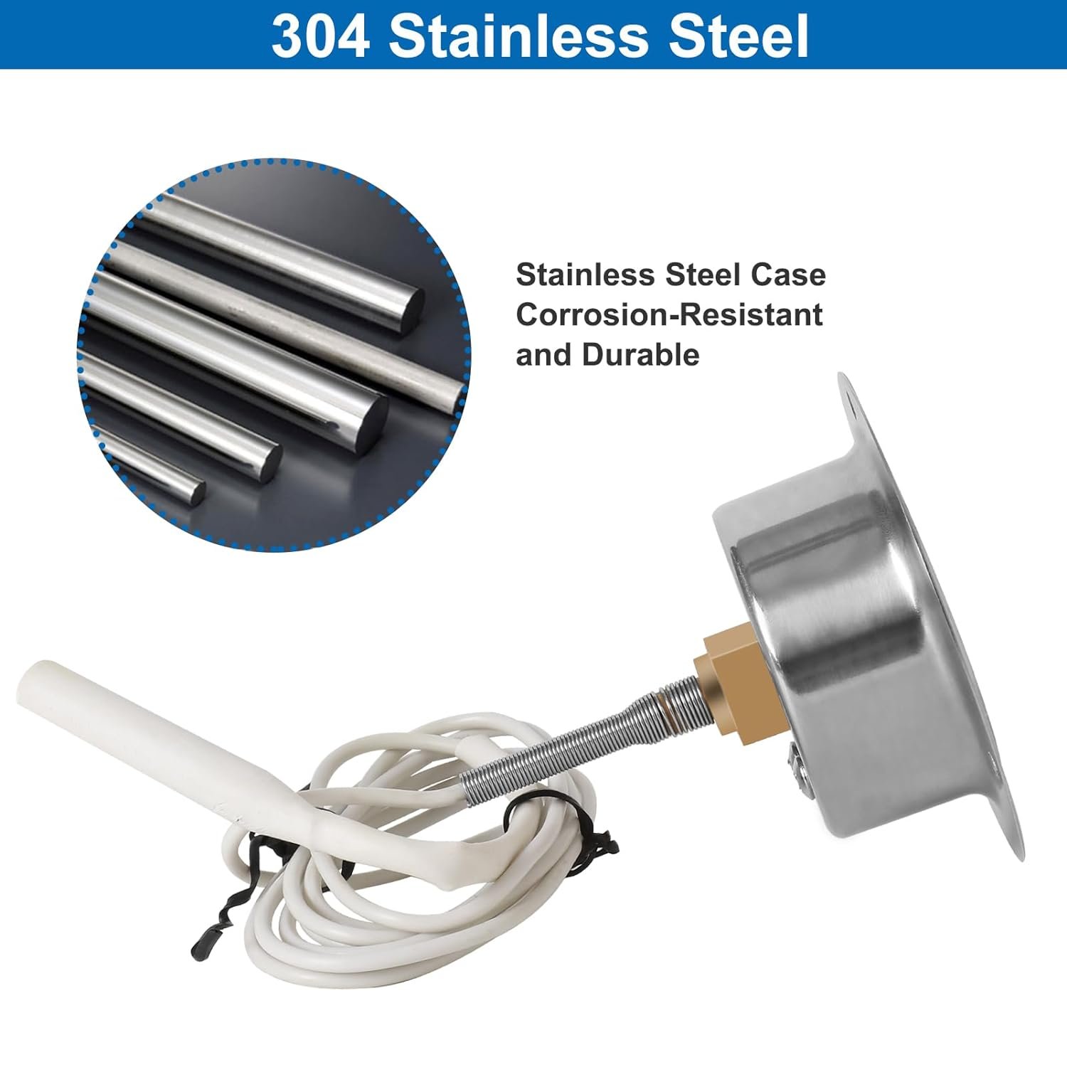 UHARBOUR Meat Thermometer Meat Thermometers for Grilling, Stainless Steel Food Thermometer, Kitchen Thermometer 1 Dial 5 Stem, 0 to 220℉, Cooking Thermometer, Meat Thermometers for Cooking UHARBOUR Meat Thermometer Meat Thermometers for Grilling, Stainless Steel Food Thermometer, Kitchen Thermometer 1 Dial 5 Stem, 0 to 220℉, Cooking Thermometer, Meat Thermometers for Cooking