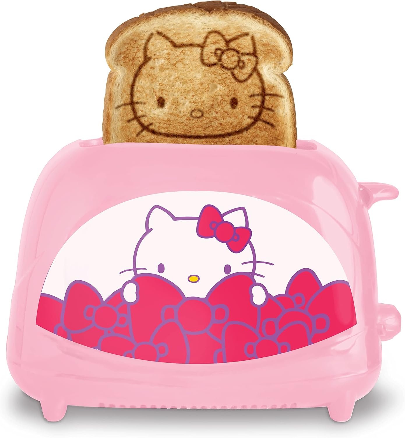 Uncanny Brands Hello Kitty Two-Slice Toaster- Toasts Your Favorite Kitty On Your Toast Uncanny Brands Hello Kitty Two-Slice Toaster- Toasts Your Favorite Kitty On Your Toast