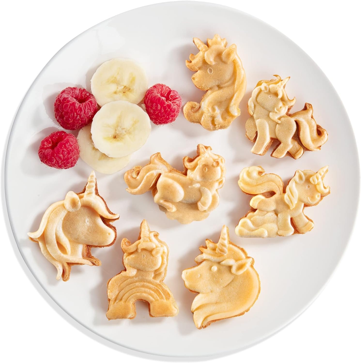Unicorn Mini Waffle Maker- Creates 7 Different Unicorn Animal Shaped Waffles in Minutes- A Fun and Cool Magical Breakfast for Kids Adults - Electric Non-Stick Waffler Iron, Fun Gift for Girls Unicorn Mini Waffle Maker- Creates 7 Different Unicorn Animal Shaped Waffles in Minutes- A Fun and Cool Magical Breakfast for Kids Adults - Electric Non-Stick Waffler Iron, Fun Gift for Girls