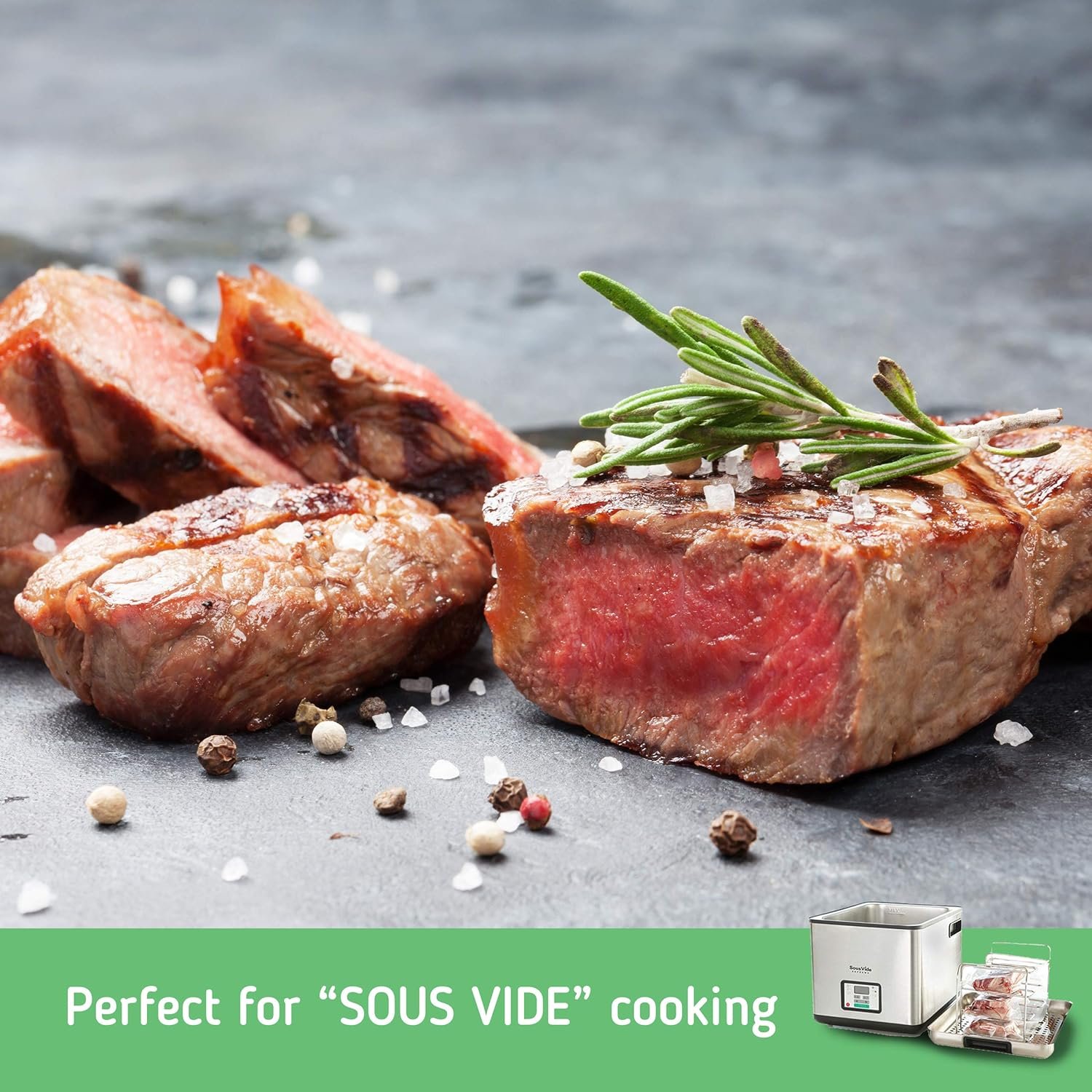 Vacuum Sealer Bags, 200 Quart Bags 8x12 Inch, Commercial Grade with BPA Free, Perfect for Sous Vide and Vac Storage