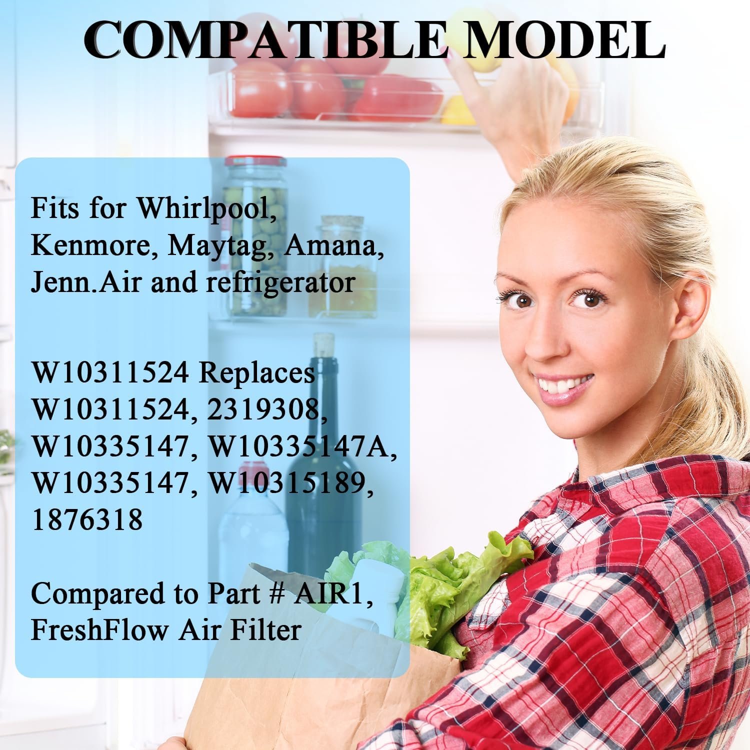 w10311524-air1-refrigerator-air-filter-cartridge-replacement-for-whirlpool-kenmore-refrigerator-compatible-with-fresh-fl - Cooking Appliance World