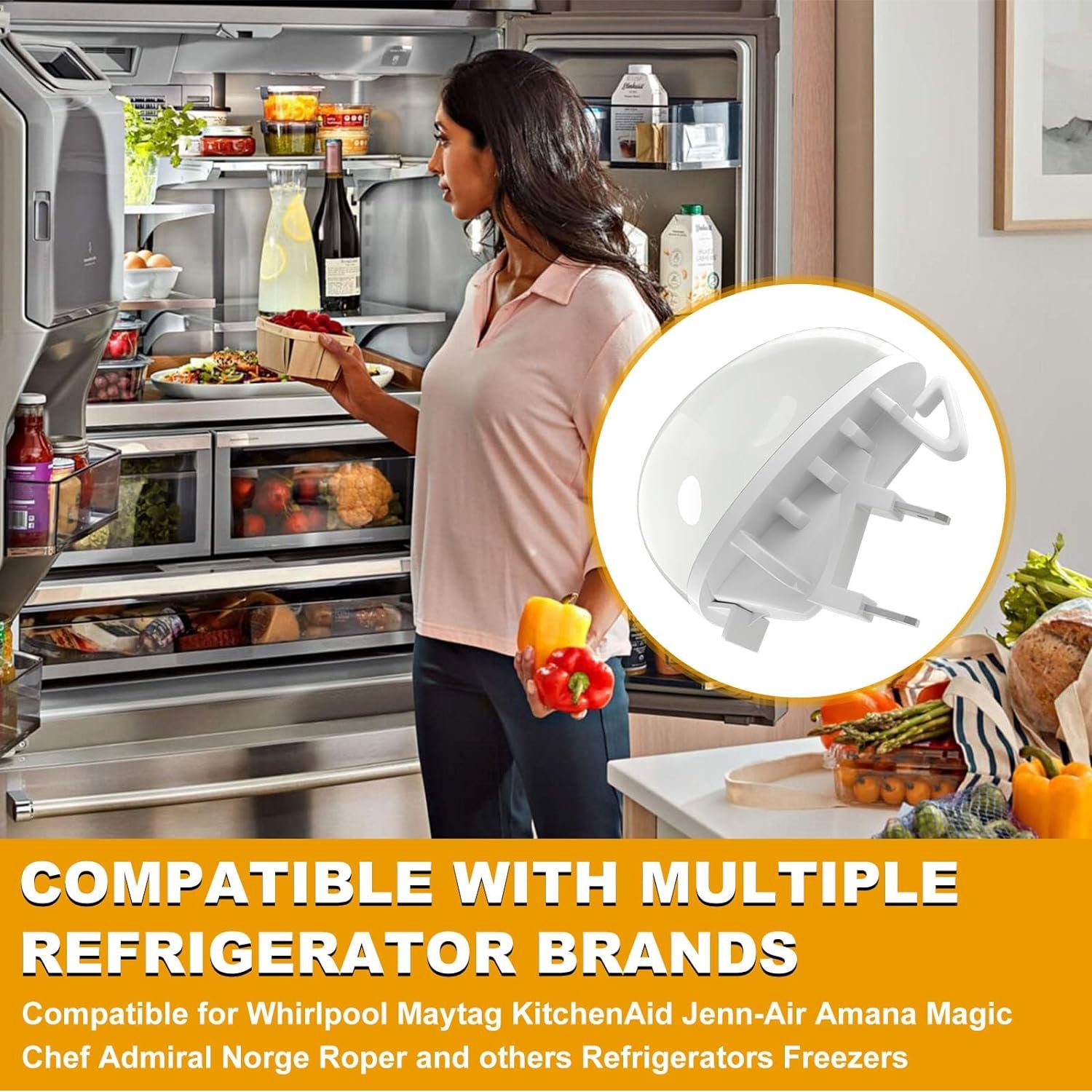 W11251749 AP7192759 W11602886 Freezer Light Bulb for Kenmore Amana Whirlpool Refrigerator Led Freezer W11449273 W11251749 W11520324 W11468934 AP6986570 W11251749 AP7192759 W11602886 Freezer Light Bulb for Kenmore Amana Whirlpool Refrigerator Led Freezer W11449273 W11251749 W11520324 W11468934 AP6986570