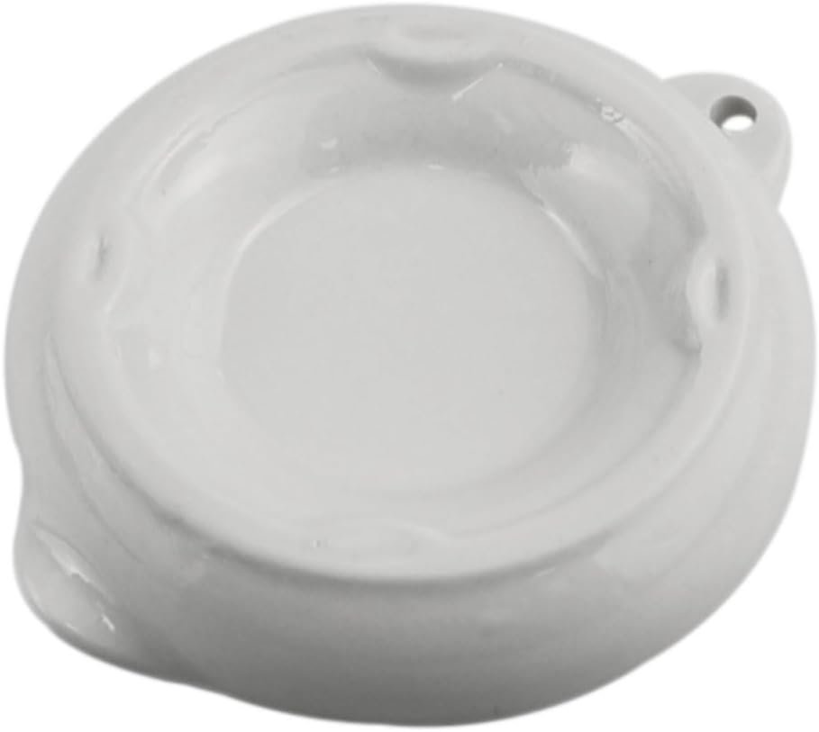 Wantane Garlic grater plate grate plate 4.4-inch grater board For ginger, garlic, onion, cheese, lemon, chocolate, vegetables and fruits (white) -1 pcs