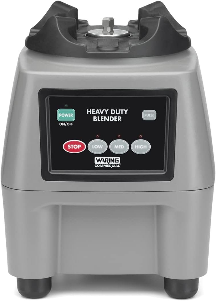 Waring Commercial CB15 Food Blender Base, Extra Large, Gray