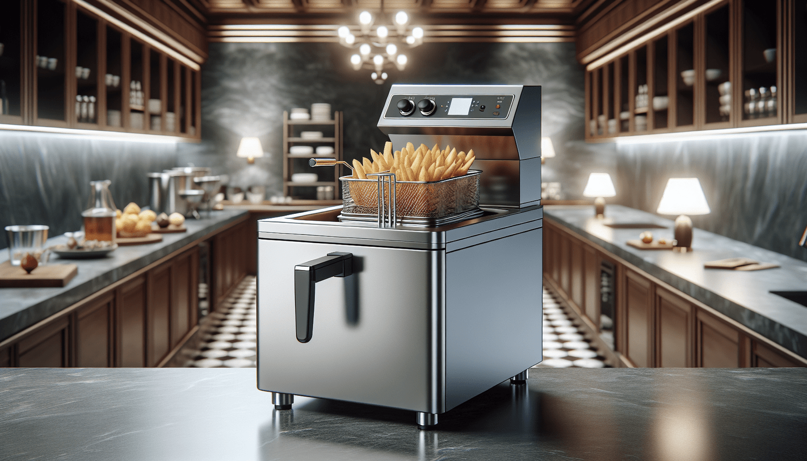 Waring WDF75RC 8.5 lb. Commercial Countertop Deep Fryer 120V