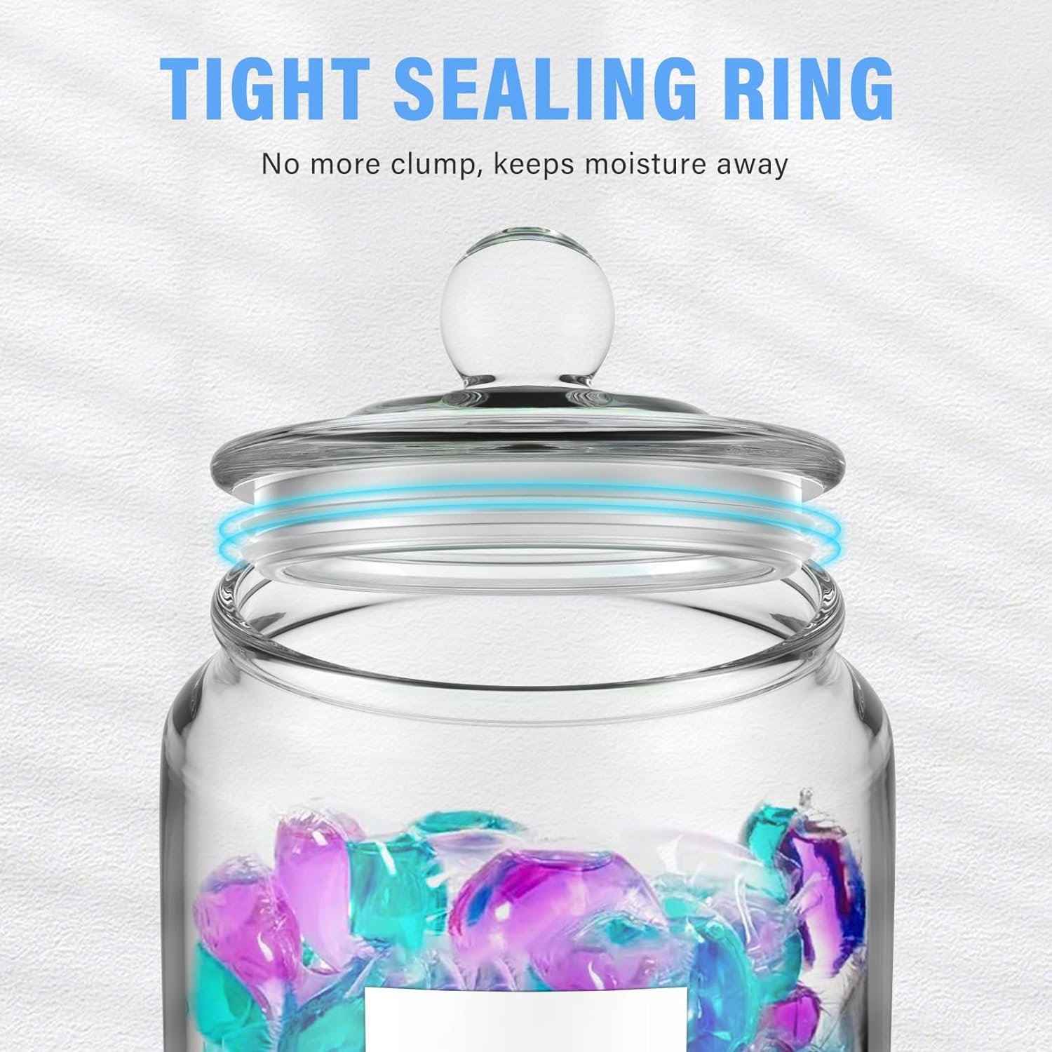 Waysaw 2 Pcs Half Gallon Glass Jars for Laundry Room Organization, Glass Jars with Airtight Lids for Laundry Detergent, Laundry Pods, Cookies, Flour, Kitchen Glass Storage Jars, (72 oz), 21 Labels Waysaw 2 Pcs Half Gallon Glass Jars for Laundry Room Organization, Glass Jars with Airtight Lids for Laundry Detergent, Laundry Pods, Cookies, Flour, Kitchen Glass Storage Jars, (72 oz), 21 Labels