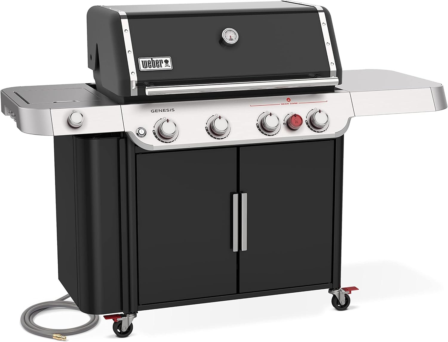 Weber Genesis S-435 Liquid Propane Gas Grill, Stainless Steel