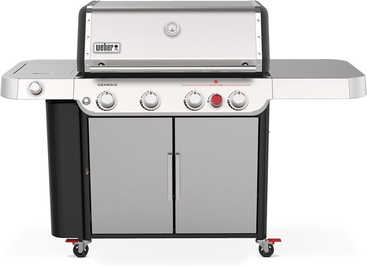 Weber Genesis S-435 Liquid Propane Gas Grill, Stainless Steel