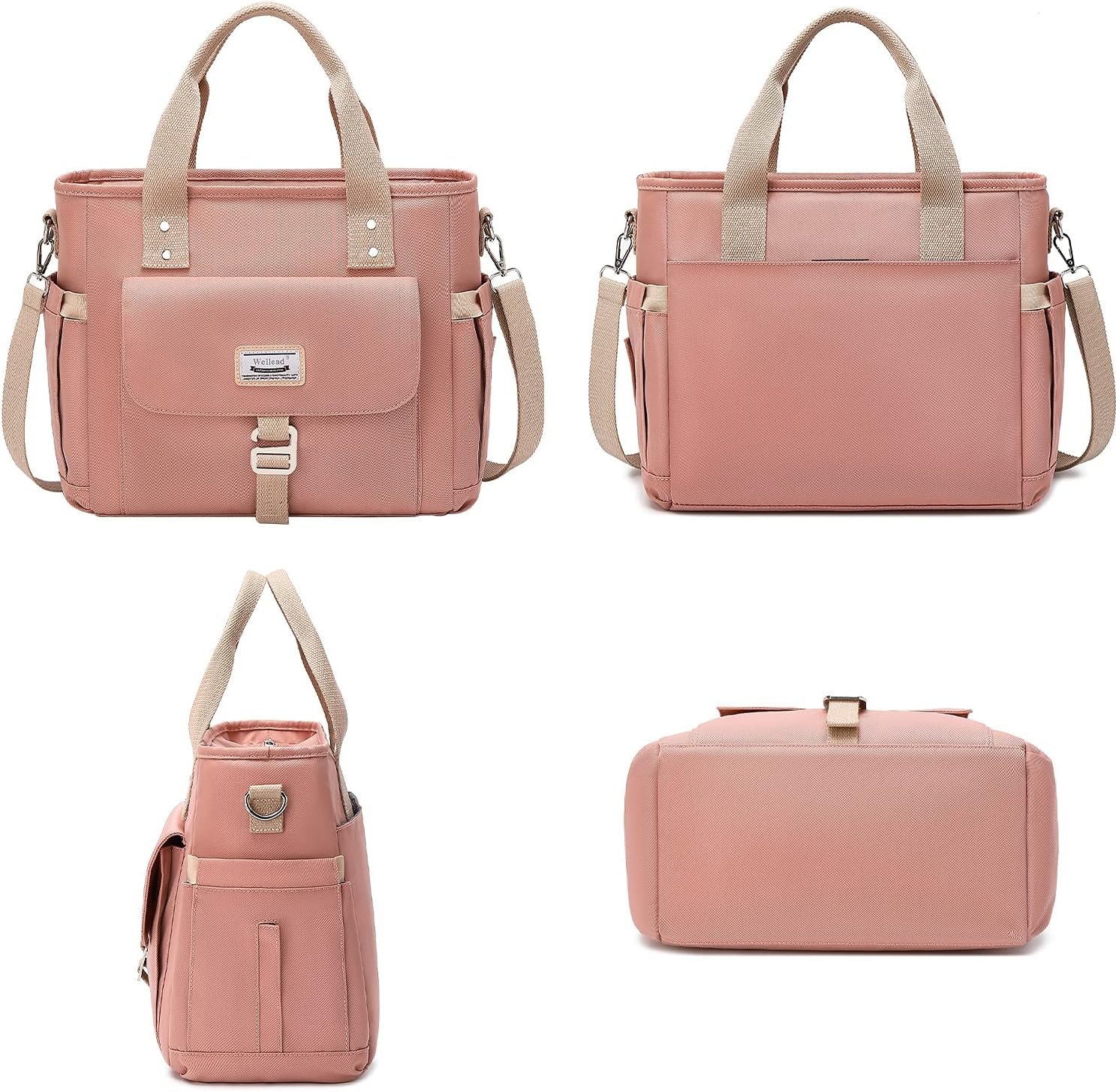 Weitars Lunch Bag for Women Work,Insulated Lunch Box Extra Large Lunch Tote Bag,Wide-Open Tote Cooler Bag With Removable Shoulder Strap with Side Pocket,Lunchbag For Picnic Hiking Beach Weitars Lunch Bag for Women Work,Insulated Lunch Box Extra Large Lunch Tote Bag,Wide-Open Tote Cooler Bag With Removable Shoulder Strap with Side Pocket,Lunchbag For Picnic Hiking Beach