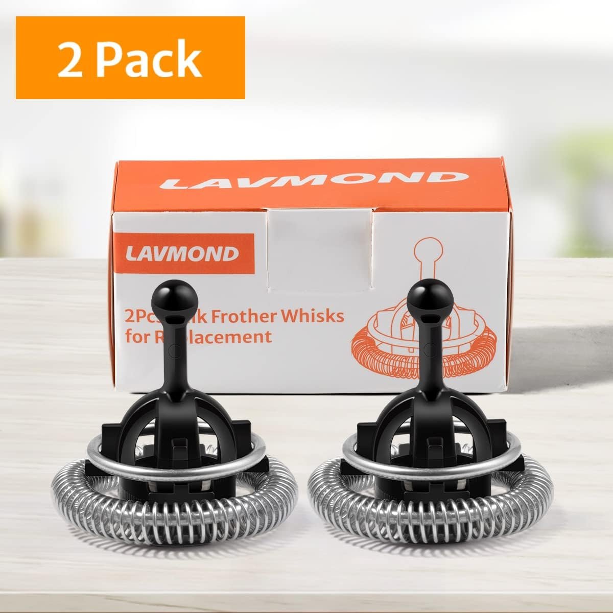 Whisks fit for Nespresso Aeroccino 3/4/Plus Milk Frother Replacement, 2 Pack Whisks fit for Nespresso Aeroccino 3/4/Plus Milk Frother Replacement, 2 Pack