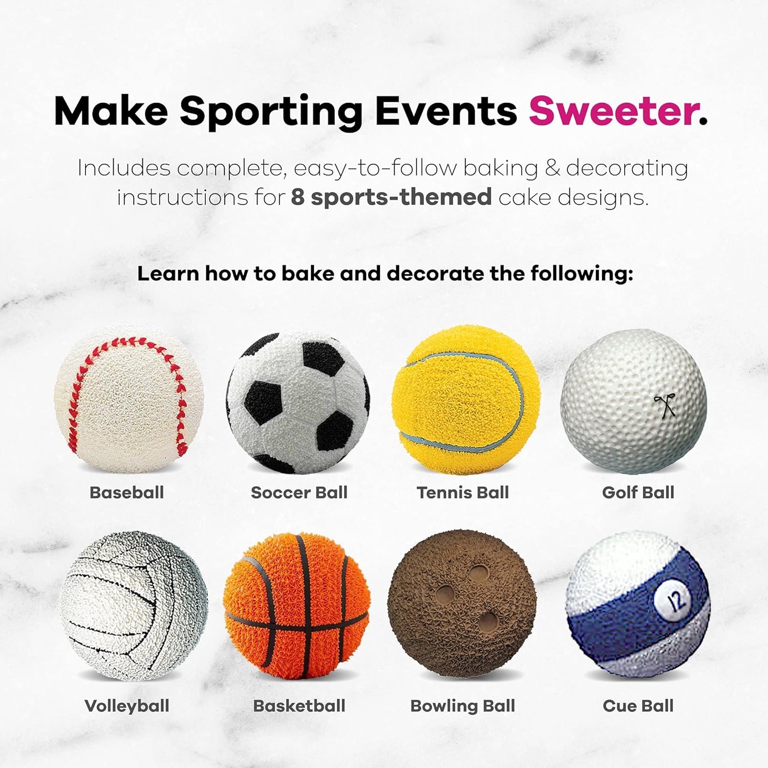 Wilton 3-D Sports Ball 6-Inch Aluminum Cake Pan Set