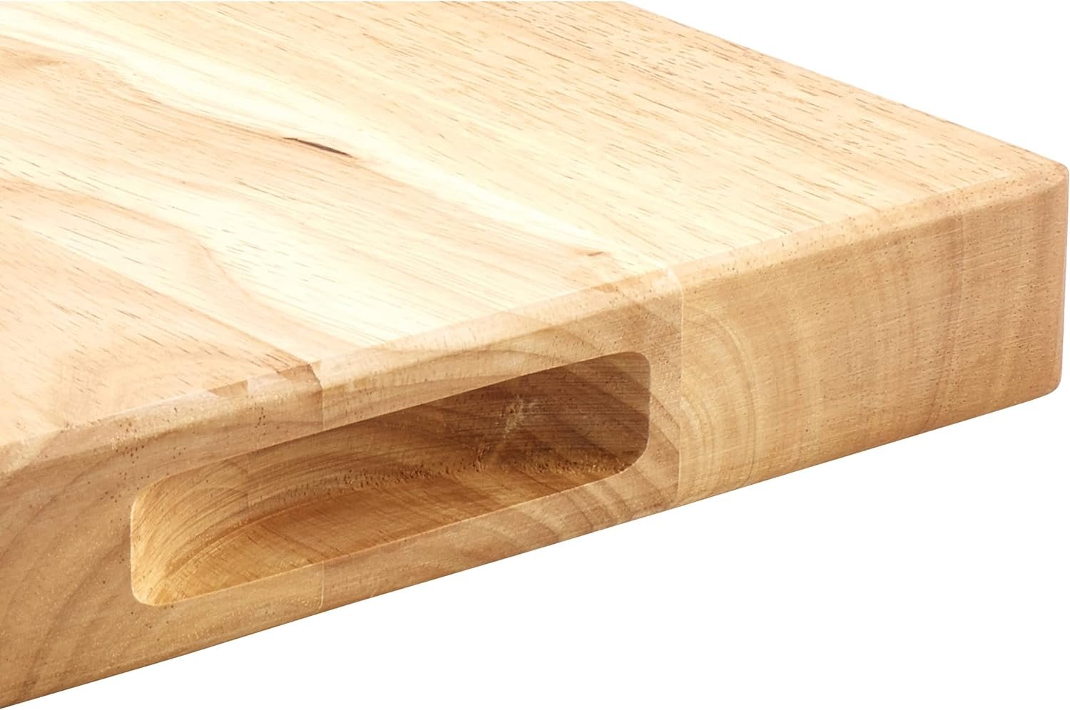 Winco Heavy-Duty 1.75 Thick Wood Cutting Board, 18 x 30, Natural Wood