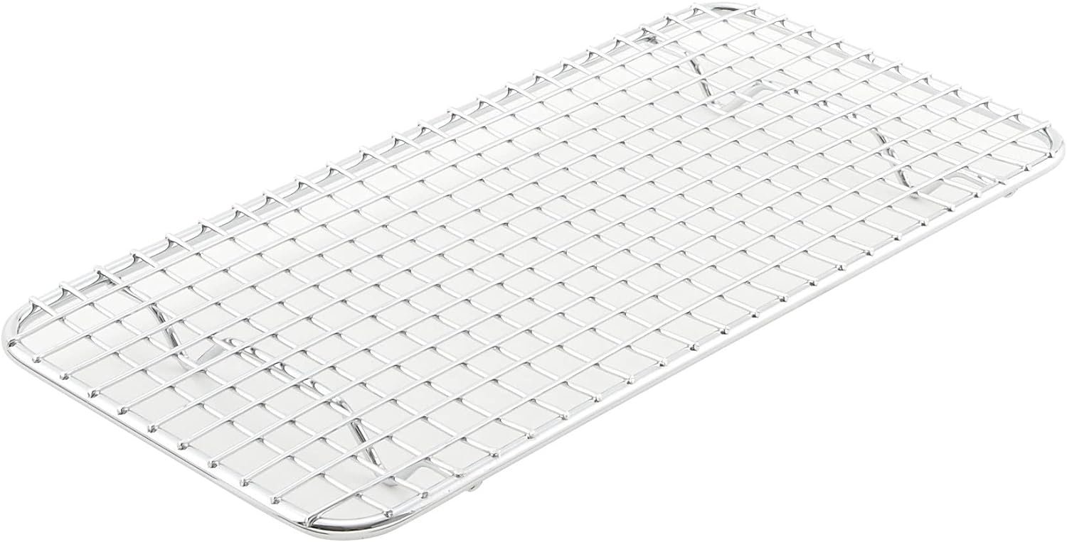 Winco Pan Grate, 5-Inch by 10 1/2-Inch,Chrome, Third Size
