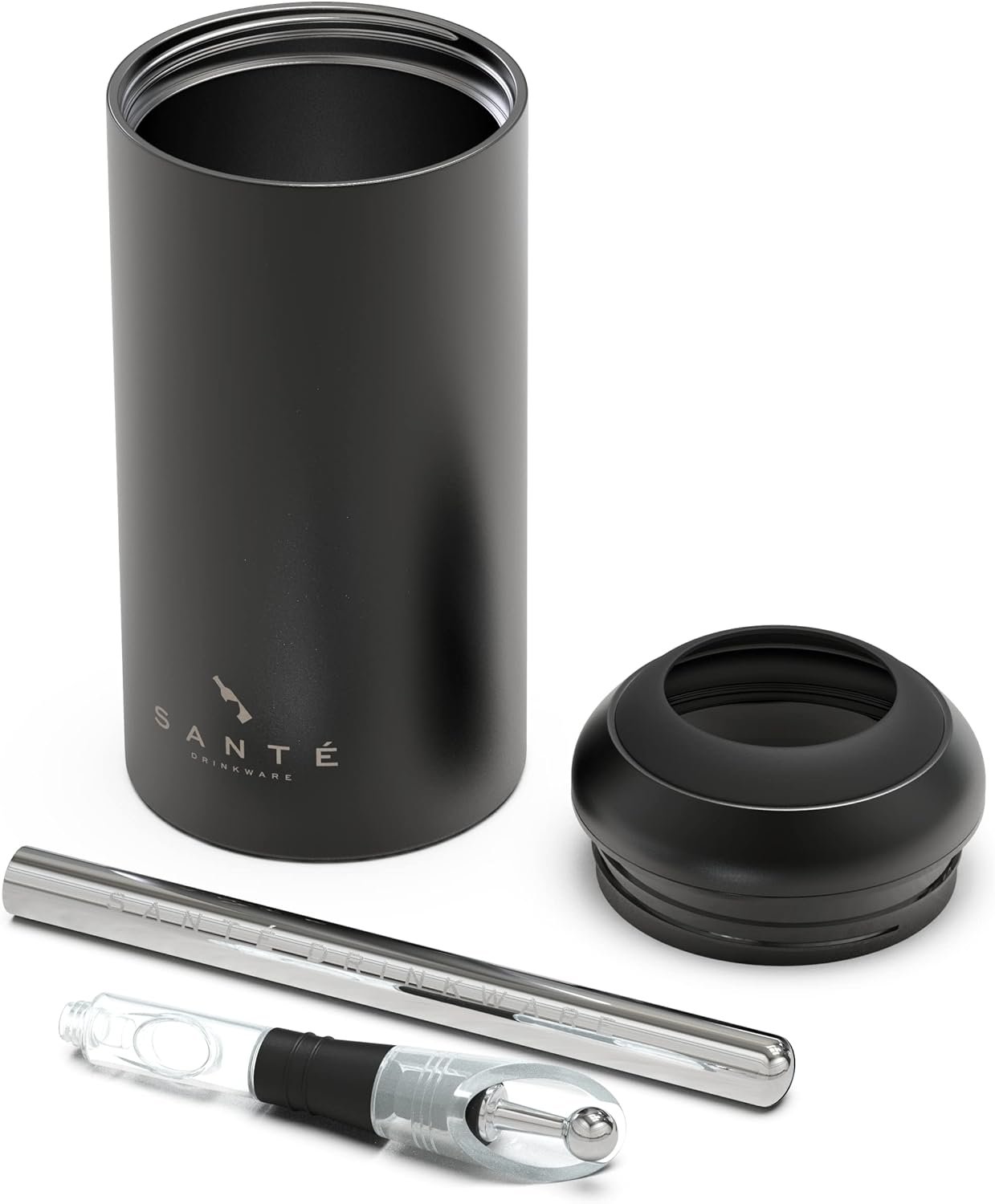 Wine Chiller Bucket Stick - Keeps Wine Champagne Chilled For Hours - Perfect Gift For Wine Lovers - Portable - Drip-Free Pourer and Aerator - Fits Most 750ml Bottles (White) Wine Chiller Bucket Stick - Keeps Wine Champagne Chilled For Hours - Perfect Gift For Wine Lovers - Portable - Drip-Free Pourer and Aerator - Fits Most 750ml Bottles (White)