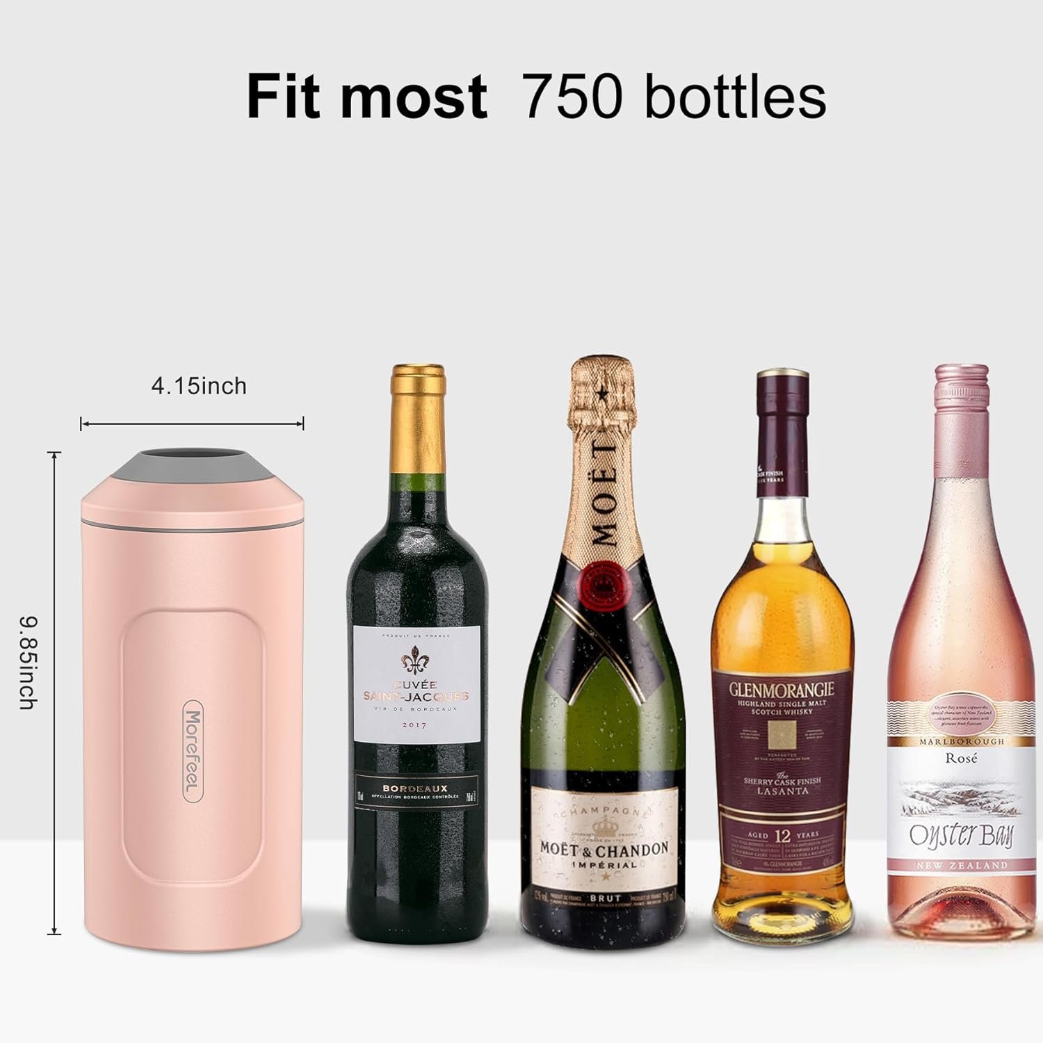 Wine Chillers for Bottles-Ideal Gift for Wine Lovers,Stainless Steel Wine Cooler Chiller Bucket,Champagne Cooler Sleeve-Vacuum-Insulated Wine Bottle Cooler Sleeve for Long-Lasting Temperature Control