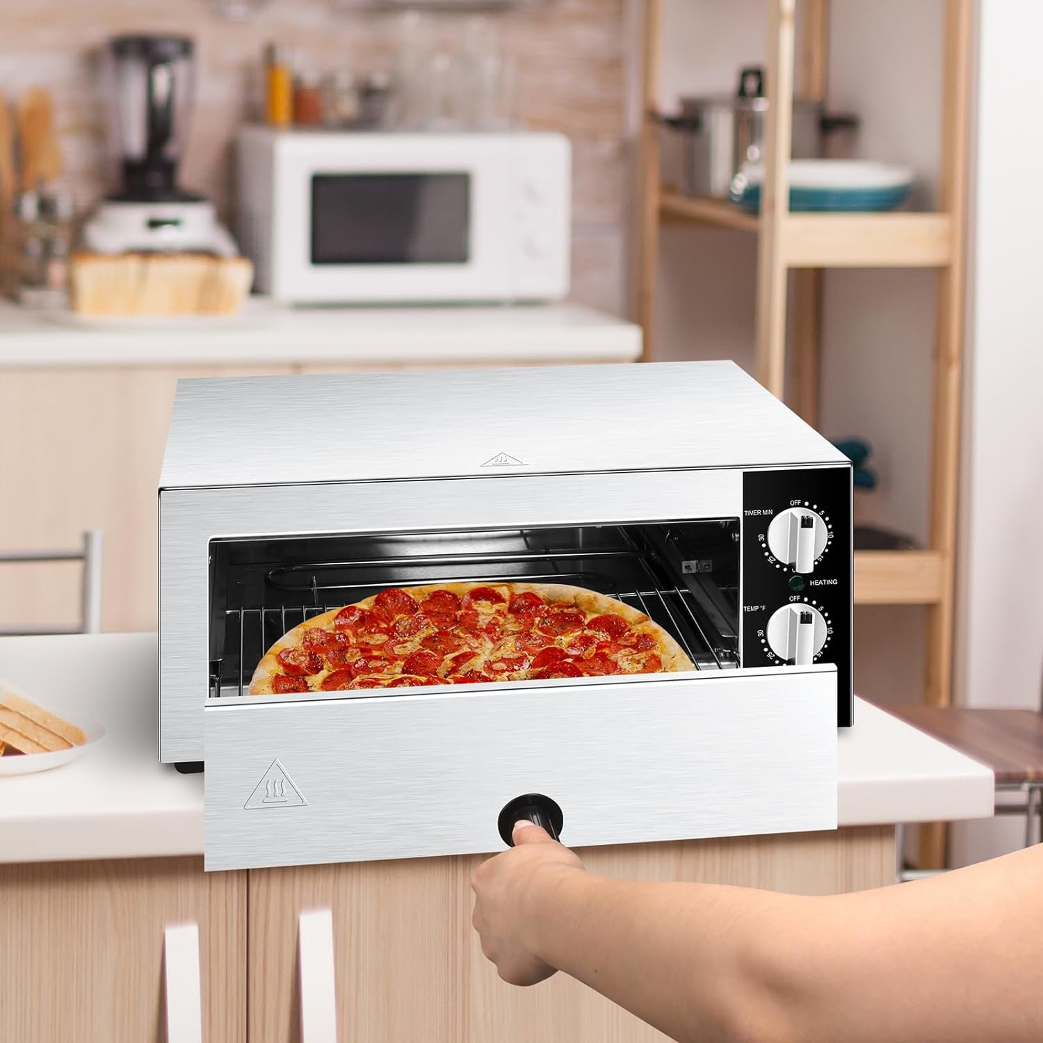 Wutfly Countertop Electric Pizza Oven and Snack Oven Wutfly Countertop Electric Pizza Oven and Snack Oven