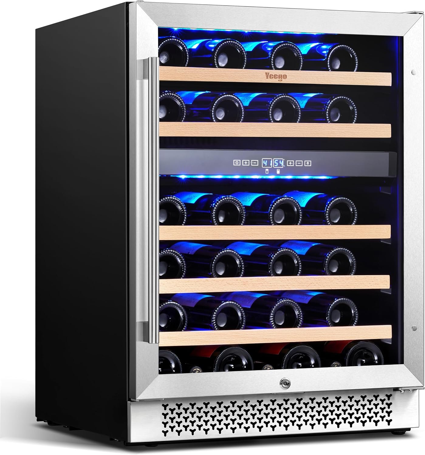 Yeego Beverage Refrigerator, 15 Inch Beverage Fridge, 80 Cans Beer Fridge with Advanced Cooling System(34-54°F), Built-in or Freestanding for Drink Soda Wine Water, Quiet Operation Yeego Beverage Refrigerator, 15 Inch Beverage Fridge, 80 Cans Beer Fridge with Advanced Cooling System(34-54°F), Built-in or Freestanding for Drink Soda Wine Water, Quiet Operation