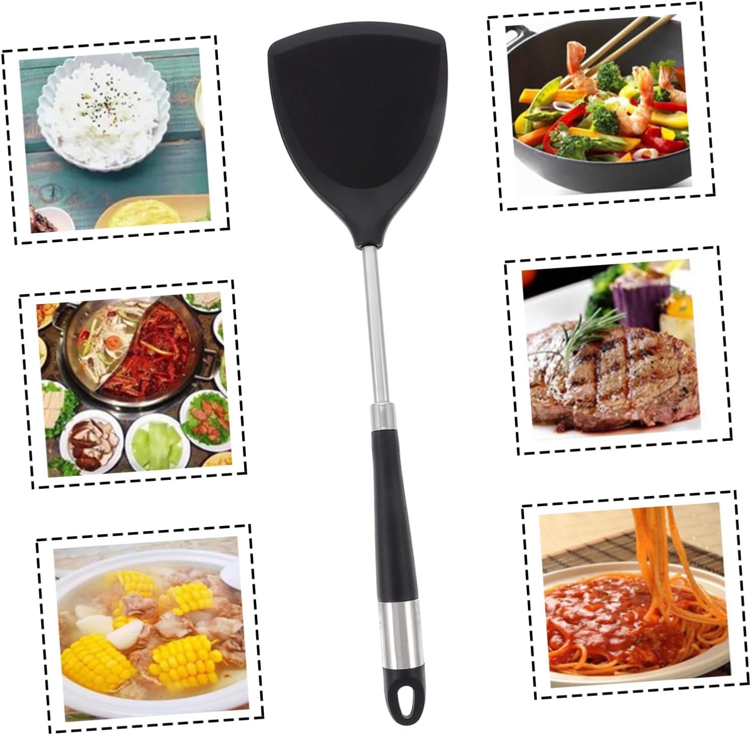 Zerodeko 1pc Spatula Kitchen Tool Culinary Tools Protect Non-stick Pan Non Stick Cooking Utensils Stainless Steel Cookware Wok Chuan Wok Shovel Cooking Tool Kitchen Gadget Spoon Zerodeko 1pc Spatula Kitchen Tool Culinary Tools Protect Non-stick Pan Non Stick Cooking Utensils Stainless Steel Cookware Wok Chuan Wok Shovel Cooking Tool Kitchen Gadget Spoon