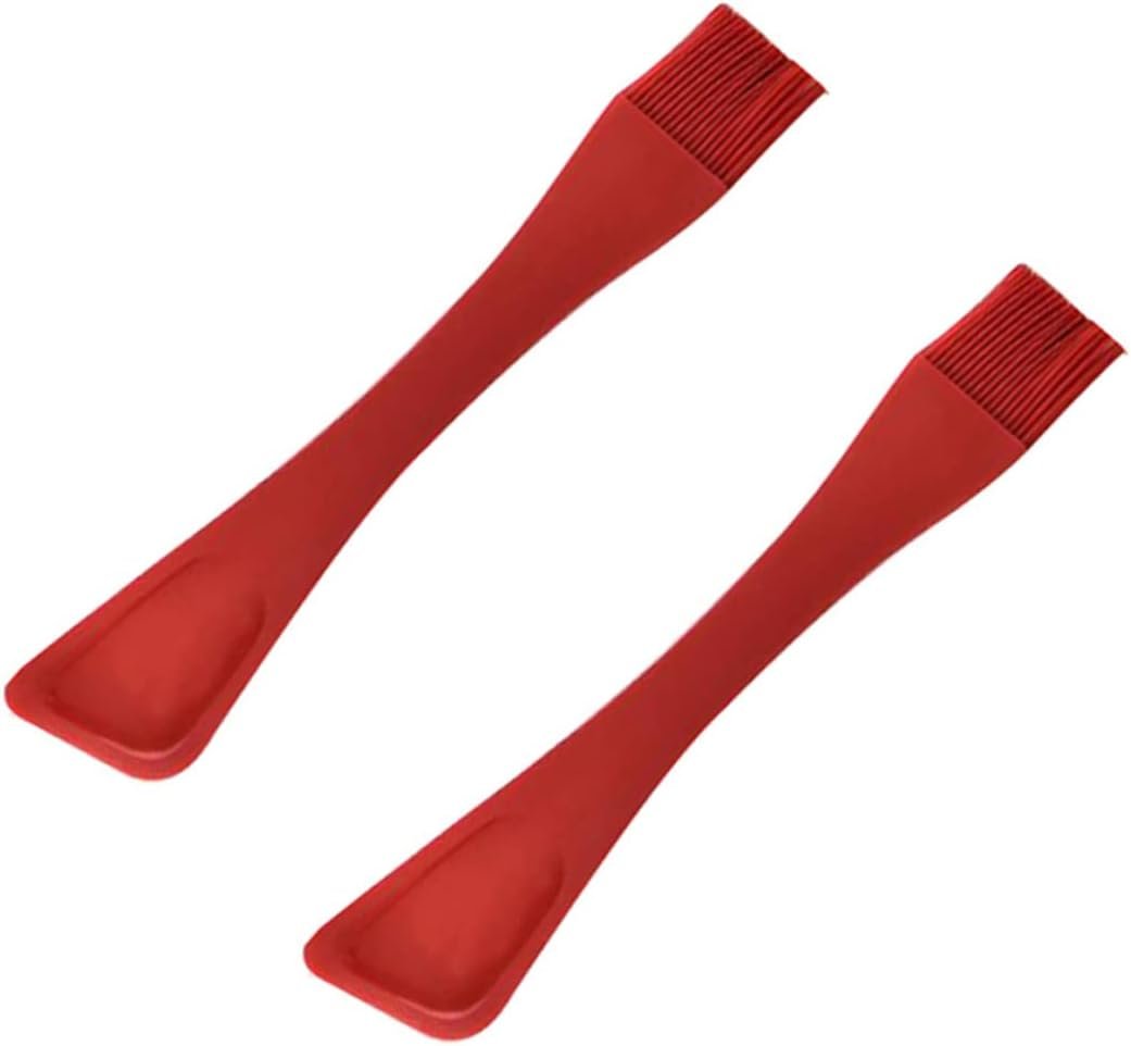 Zerodeko 2pcs Bbq Basting Brush Baking Brush Spatula Brush Basting Brush for Cooking Oil Brush Pastry Brush for Baking Egg Brush Barbeque Brush Grill Basting Brush Dual Purpose Scraper Zerodeko 2pcs Bbq Basting Brush Baking Brush Spatula Brush Basting Brush for Cooking Oil Brush Pastry Brush for Baking Egg Brush Barbeque Brush Grill Basting Brush Dual Purpose Scraper