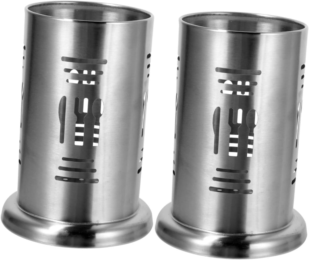 Zerodeko 2pcs kitchen gadget chopsticks cage Gift light luxury kitchen utensil organizer chopstick cage Tool holder small tools Metal container drying rack metal cup cutlery holder Zerodeko 2pcs kitchen gadget chopsticks cage Gift light luxury kitchen utensil organizer chopstick cage Tool holder small tools Metal container drying rack metal cup cutlery holder