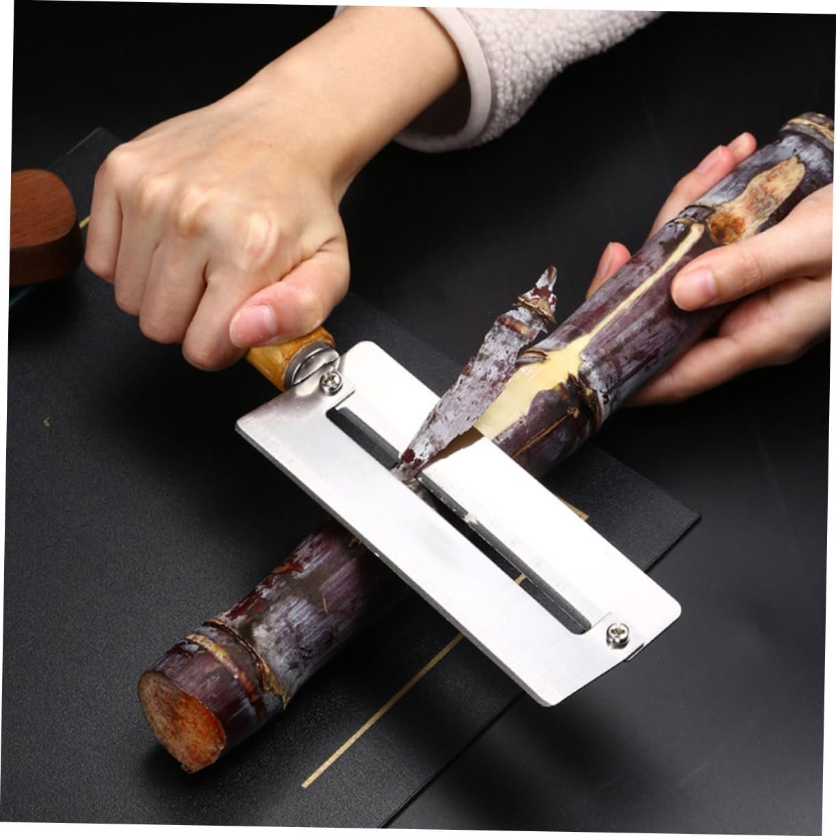Zerodeko 2pcs Paring Peeler Carrot Peeler Multipurpose Tool Manual Peeler Stainless Steel Peeler Potato Peeler Tool Nonstick Peeler Tool Multitools Wooden Fruit Non Stick