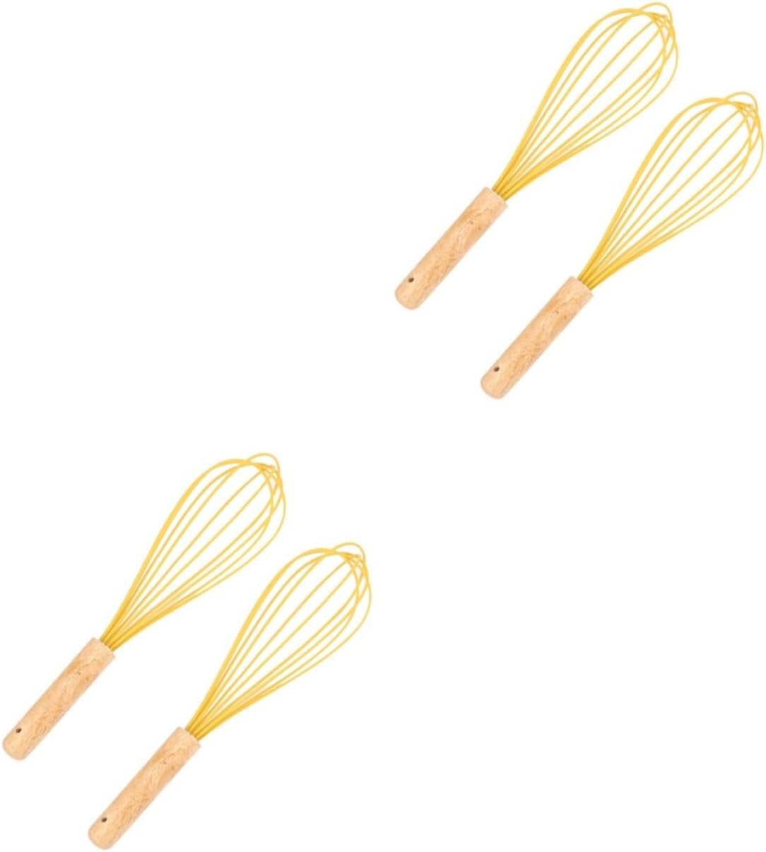 Zerodeko 4 Pcs Mini Whisk Kitchen Gadget Baking Utensils Egg Whisking Utensil Grips Egg Beater Flour Shaker Eggbeater Avocado Silicone Egg Beater Hand Egg Whisk Bamboo Manual Baking Tools Zerodeko 4 Pcs Mini Whisk Kitchen Gadget Baking Utensils Egg Whisking Utensil Grips Egg Beater Flour Shaker Eggbeater Avocado Silicone Egg Beater Hand Egg Whisk Bamboo Manual Baking Tools