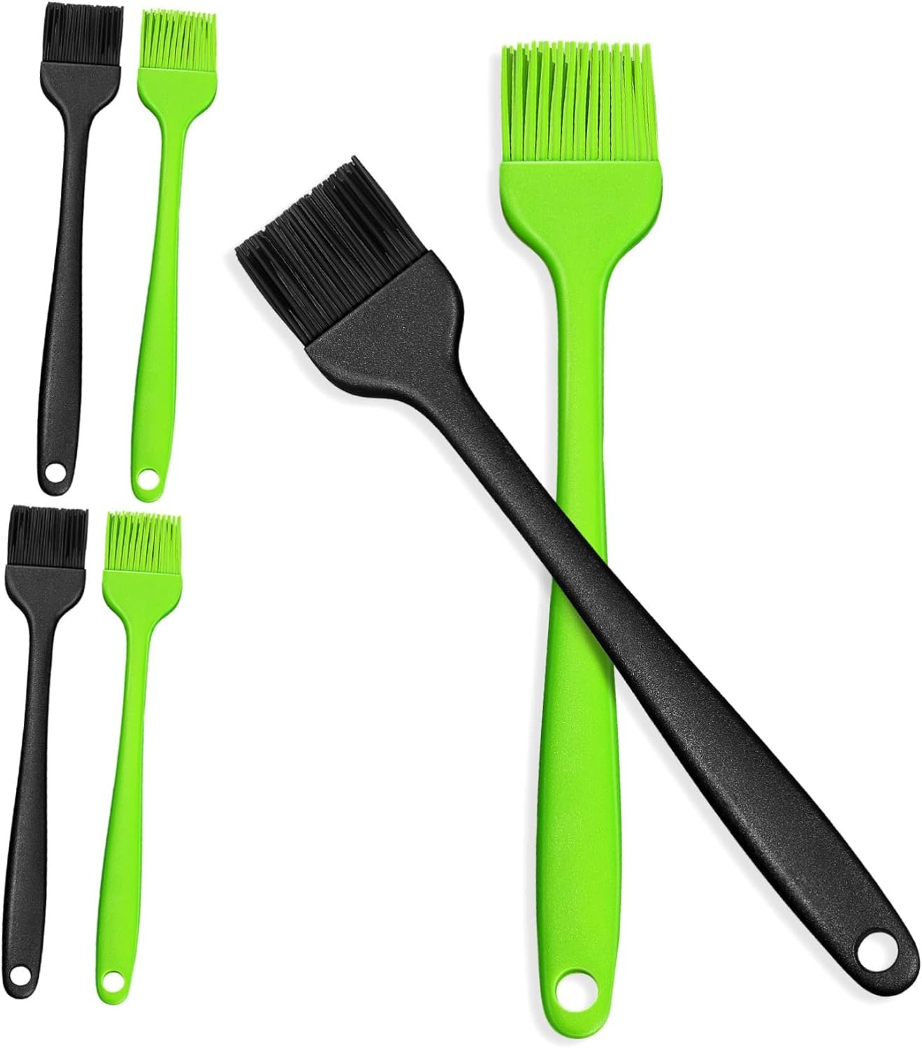 Zerodeko 6pcs Oil Brush Rubber Basting Brush Butter Brush Grill Brush for Outdoor Grill Silicone Brush Food Brush Grill Basting Brush Pastry Brush Meat Brush Baster Small Turkey