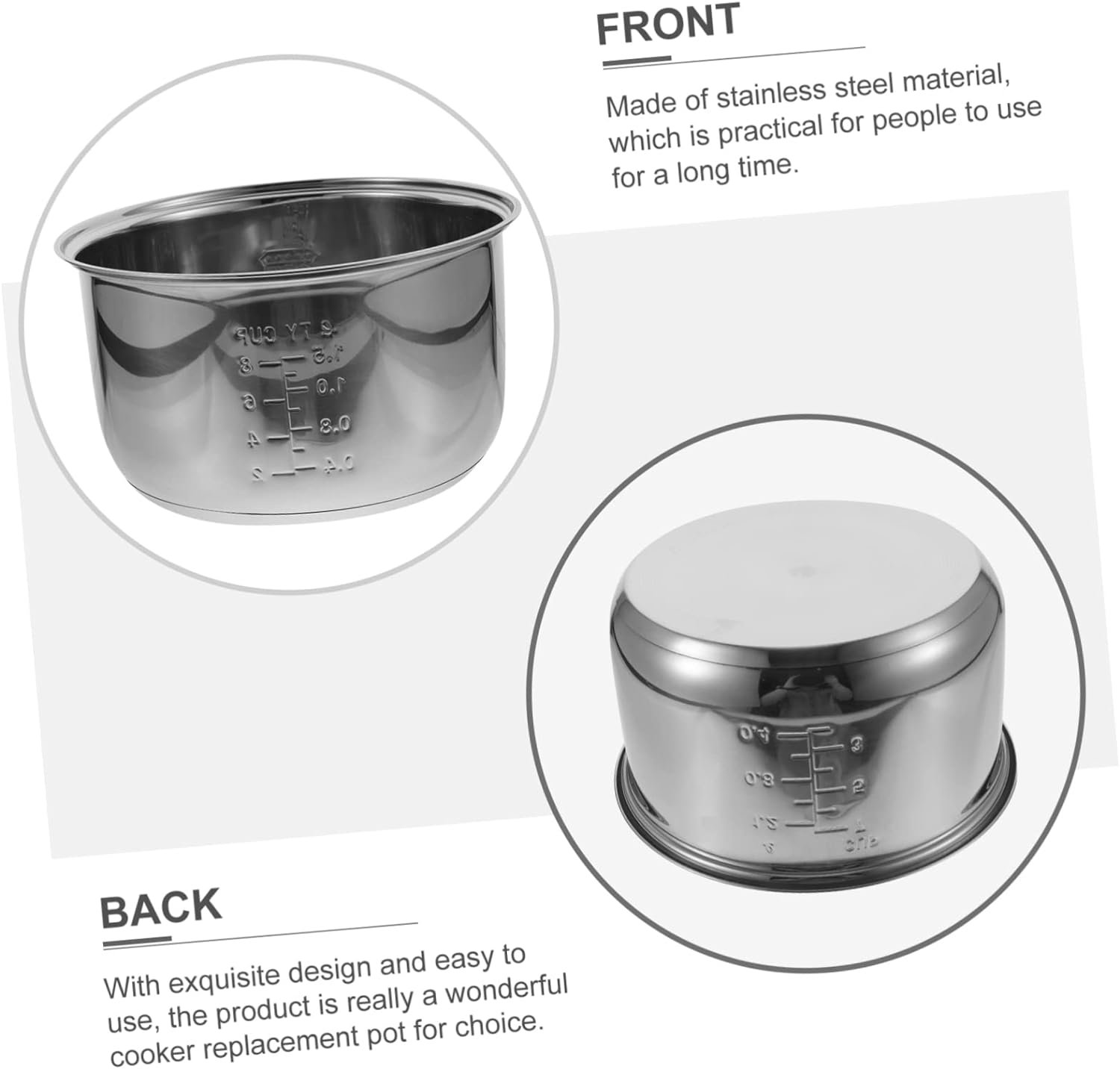 Zerodeko Rice Cooker Liner Triangle Stainless Steel Japan Zerodeko Rice Cooker Liner Triangle Stainless Steel Japan